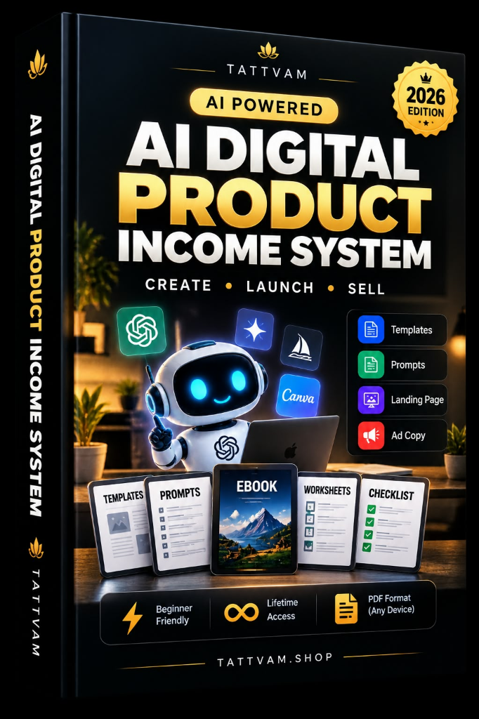 AI Digital Product Income System - Create, Launch & Sell with AI
